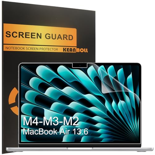 KEANBOLL 3-Pack Anti Glare (Matte) Screen Protector Designed for MacBook Air 13.6 inch 2026, (Model: A3449 A3240 A3113 A2681,M5 M4 M3 M2 Chip)- Eye Protection Anti Fingerprint Shield - size: MacBook 13.6 inch