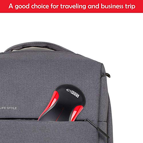 Wired Mouse,Mini Optical Computer Mouse with Ergonomic Design for Laptop, Chromebook, PC, Desktop, Mac, Notebook-Red by SOONGO - color: Red