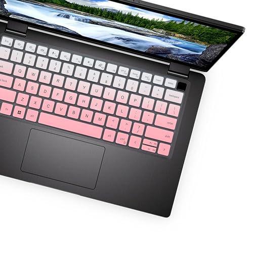 Keyboard Cover for Dell Latitude 3440 5420 5430 5431 5440 5450 7410 7420 7430 7440 7450 9420 9430 14", Dell Latitude 7520 9510 9520 15.6" Laptop, Dell Latitude 14 Keyboard Protector Cover (OmbrePink) - color: OmbrePink
