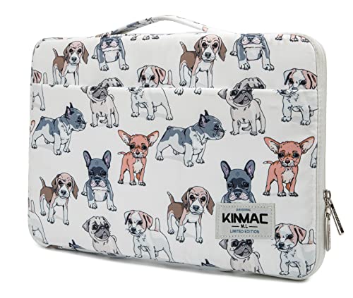 Kinmac Dogs 360° Protective Laptop Sleeve with Handle Computer Case Bag for Surface Pro,MacBook Pro 13",MacBook 12",New MacBook Air 13" Retina and iPad pro 12.9 - color: Dogs, size: 12 inch-13.3 inch