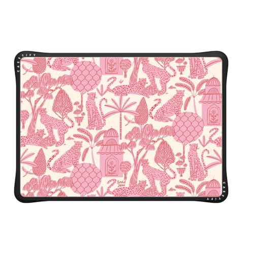 CASETiFY Impact MacBook Pro 13" (M1 / M2 / Intel) Case [Enhanced Protective Corner Design/Ventilation Cutouts/Anti-Slip Grip] - Cheetah Paradise - Clear Black - color: Cheetah Paradise, size: MacBook Pro 13