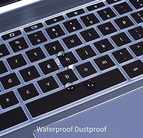 Keyboard Cover for HP Chromebook X360 14a-ca/na/ne 14a-na0226nr 14a-ne0013dx na1043cl na0010nr 14b-cb0010nr, HP Chromebook 14-DA 14B-CA/cb 14-db 14-ca 14-ak Series, HP Chromebook 14 G2 G3 G4 G5,Black - color: Black
