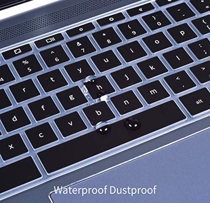 Keyboard Cover for HP Chromebook X360 14a-ca/na/ne 14a-na0226nr 14a-ne0013dx na1043cl na0010nr 14b-cb0010nr, HP Chromebook 14-DA 14B-CA/cb 14-db 14-ca 14-ak Series, HP Chromebook 14 G2 G3 G4 G5,Black - color: Black