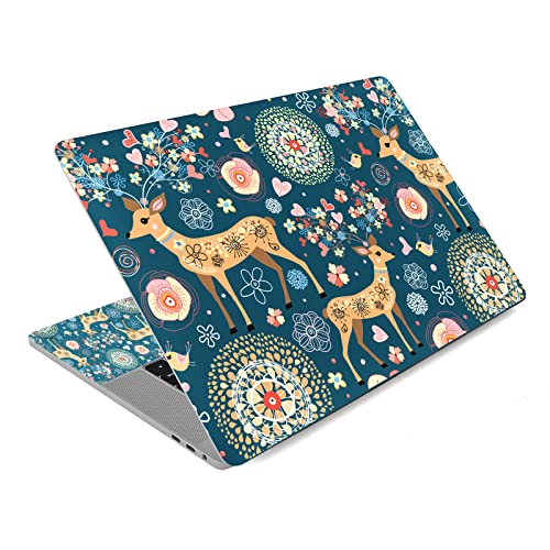 12 13 13.3 14 15.4 15.6 Inches Laptop Skin Sticker Decal Universal Netbook Skin Sticker | Need to Cut,Easy to Apply, Remove and Change Styles (Cute Deer) - color: Cute Deer