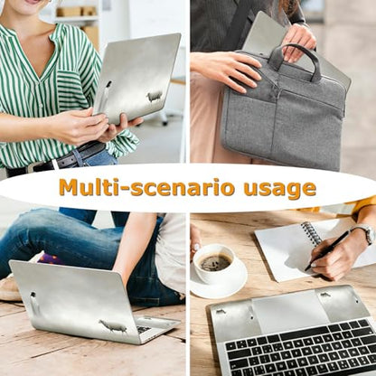 Universal Laptop Skin Sticker with 2 Wrist Pad Decals, 3-Piece Removable Vinyl Laptop Cover, Mist Jesus Seeks Sheep Waterproof Anti-Scratch, Easy-Trim Fit for 13.3" 14" 15.6" Laptops - color: Mist Jesus Seeks Sheep