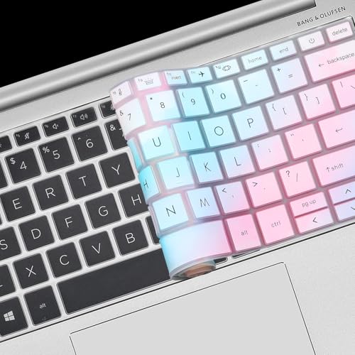 Keyboard Cover for HP EliteBook 830 835 840 845 1040 G9 G10 G11 2025 2024 2023 2022 13.3 14 inch Laptop Accessories Keyboard Protective Skin (Not fit The 830/840/845/1040 G11 G8 G7 G6 G5 G4 G3) - color: Candy Color