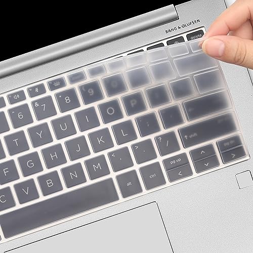 Keyboard Cover for HP EliteBook 840 G9 G10 G11 14 inch, EliteBook 830 835 840 1040 G9 G10 13.3 14 inch Laptop Accessories Keyboard Protective Skin (Not fit 840 845 1040 G8 G7 G6 G5 G4 G3)-Clear - color: Clear