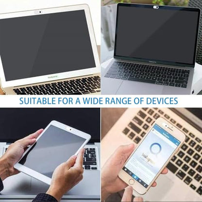 Webcam Cover Slide（6PCS - 0.027in Ultra Thin Camera Privacy Cover for Laptop, Desktop, PC, MacBook Pro, iMac, Mac mini, Smartphone - Strong Adhesive, (3White+3Black)-Protect Your Privacy & Security