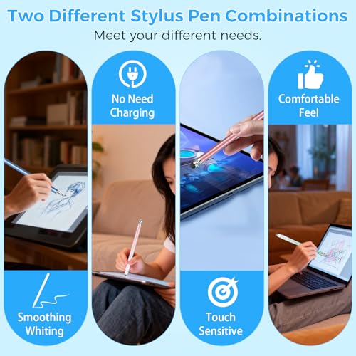 10PCS Stylus Pen for Touchscreen, Compatible with All Touch Screen Devices | High Precision Sensitivity Stylus Pen for iPad/iPhone/Samsung/Android - color: 10-Pack Mix