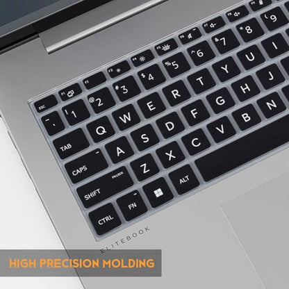 CaseBuy Keyboard Cover for 2026 2025 2024 HP EliteBook 660 665 G11 16, EliteBook 460 465 G11 16 inch, HP ProBook 460 465G11 16" Laptop Protective Skin -Black - color: Black