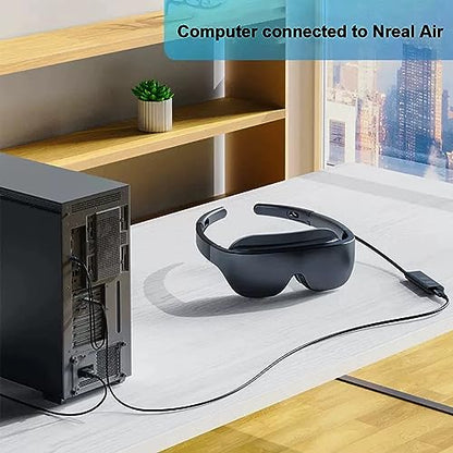 HDMI to USB C Adapter Cable 6.6ft 4K@60Hz with USB Power Adapter,HDMI Male to Type C Male Converter Support Touch for New MacBook Pro,Mac Air,Nreal Air VR - style: HDMI to UUSB C
