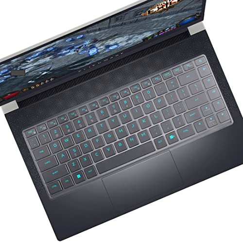 Keyboard Cover Skin for Dell Alienware x14 R2, Dell Alienware x14 R1 Gaming Laptop 14 inch, Alienware x14 Gaming Laptop Protector Accessories-TPU