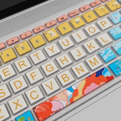 Keyboard Cover for 15.6" HP ProBook 450 G8 G9 G10 / ProBook 455 G8 G9 G10 /ProBook 650 G8/HP Zbook Power G8 G9, Cute Keyboard Skin, Litter Flowers - color: Litter Flowers