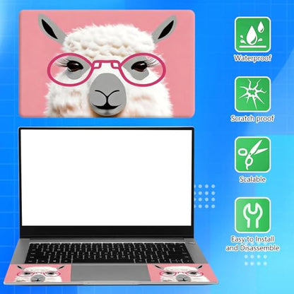 Universal Laptop Skin Sticker Decal for 11.6”12" 13" 13.3" 14" 15" 15.4" 15.6" Reusable Waterproof Scratch-Scratch Resistant Protective Vinyl Laptop Notebook Skin Stickers - Cute Alpaca - color: Cute Alpaca