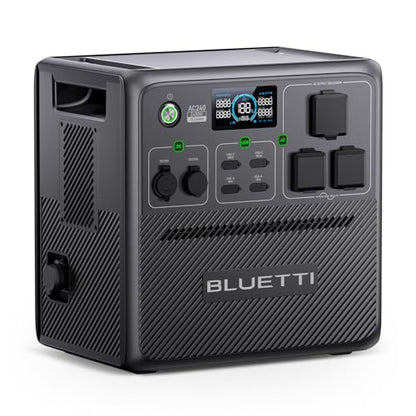 BLUETTI Pioneer 150 (AC240) Portable Power Station, 1536Wh Solar Generator | Expandable to 10136Wh, 2400W LFP Battery, IP65 Water Resistant, 0-80% in 45 Min, Emergency Power for Camping, Home, RV Life - style: BLUETTI AC240