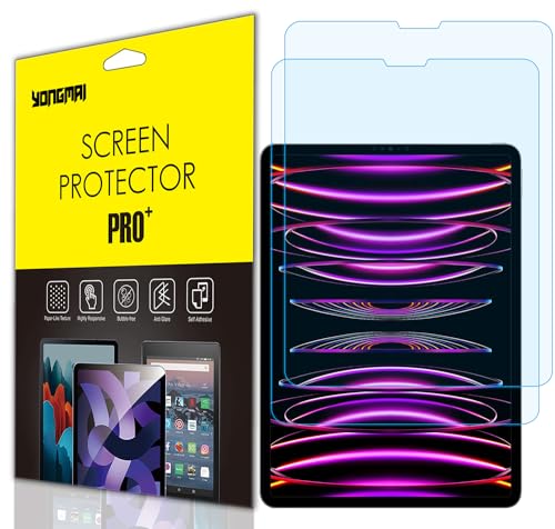 2 Pack - Blue Light Blocking Screen Protector Compatible with iPad Pro 12.9 6th /5th / 4th /3rd Gen (2022/2021/2020/2018), Anti-Blue Light Anti-Glare iPad Pro12.9 Tablet Screen Protector | For iPad Pro (Generation 6/5/4/3) anti-blue light, anti-glare, ant