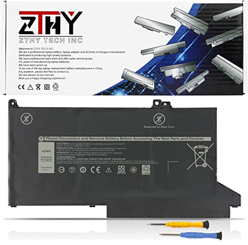 42Wh 0G74G Laptop Battery Replacement for Dell Latitude 5300 5310 2-in-1 | For Latitude 7300 7400 Series P96G P96G001 P97G P97G001 P99G P99G001 P100G OG74G 02PFPW 2PFPW 3KF82 8JYHH 11.4V 3500mAh - size: 7.87*4.06*0.24 inch 0G74G