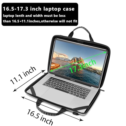 Laptop Case Hard Shell Laptop Bag for Men Women with Shoulder Strap - color: Silver, size: 13-14 inch laptop case