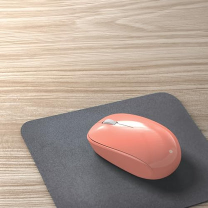 Incase Bluetooth Mouse - Designed by Microsoft - Compact, Comfortable, Right/Left Hand Use, 4-Way Scroll Wheel, Wireless Bluetooth Mouse for PC/Laptop/Desktop, Mac/Windows Computer (Peach) - color: Peach