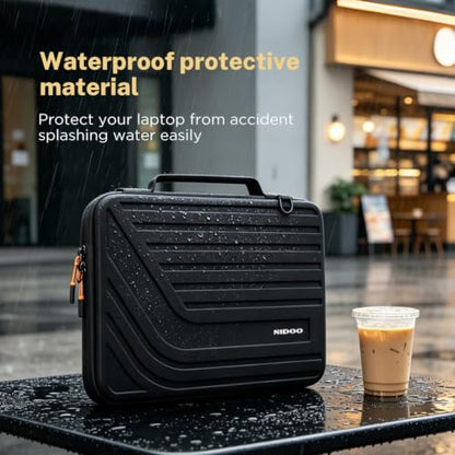 NIDOO 13.3 inch Laptop Sleeve Carrying Case 14 inch Computer Bag Shockproof Hard Shell Protective Cover Handle for 13 inch MacBook Air Pro/13.5" Surface Laptop 6/14" ThinkPad E14 Gen 6/ Dell HP Asus