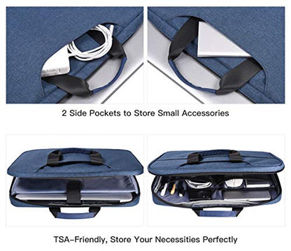 11.6 12.9 Inch Laptop Bag Men Women TSA Briefcase Sleeve for Macbook Neo 13 A18 Pro A3404, iPad Air 13 M4 M3 2026, 13" iPad Pro M5 M4, iPad 12.9", Acer Lenovo Dell Chromebook 11.6" Carrying Case, Blue - color: Blue, size: 11.6-12.9 Inch