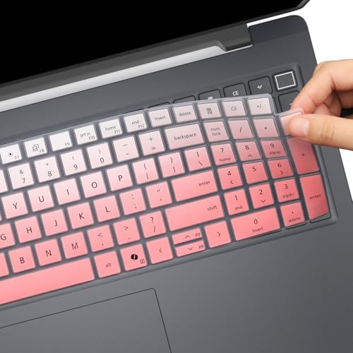 Keyboard Cover for 16" Dell Pro 16/Pro 16 Plus/Pro Max 16 PB16250 PB16255 PC16250 PC16255 MC16250 MC16255 & Pro Max 18 Plus MB1825 (NOT FIT Pro 16 Premium, Dell Pro 3/5/7 16")-Opink - color: Ombrepink