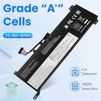 Fancy Buying 15.36V-60Wh L19C4PC0 L19M4PC0 L19C4PC1 L19M4PC1 Laptop Battery Replacement for Lenovo Legion 5P-15IMH05 Legion 5-15IMH05 5-15ARH05 Series 5B10W86192 5B10W86194 5B10W86195 5B10W86196 - size: 9.02*2.56*0.35inch L19C4PC0