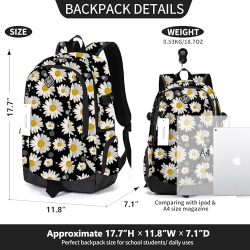 rickyh style School Backpack Travel Bag for Men Women Lightweight College BackPack Kids - color: 09juhua