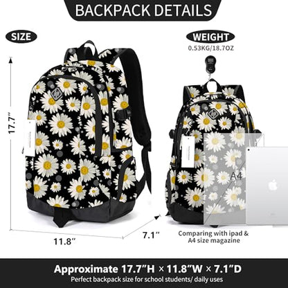 rickyh style School Backpack Travel Bag for Men Women Lightweight College BackPack Kids - color: 09juhua