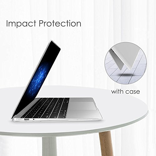 Fintie Case for MacBook Air 13 Inch - Fits Previous Generations A1466 / A1369 (Not Fit MacBook Air 13 with Touch ID A2337 (M1) / A2179 / A1932), Slim Snap On Hard Shell Protective Cover, Crystal Clear