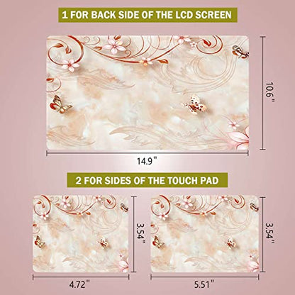 Laptop Notebook Skin Sticker Cover Decal Fits 12 13 13.3 14 15 15.4 15.6 inch Laptop Protector Notebook PC | Easy to Apply, Remove and Change Styles (Flower Vine) - color: Flower Vine
