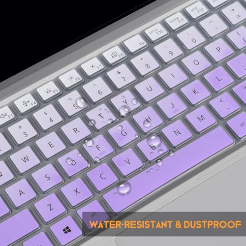 CaseBuy Keyboard Cover for Dell Latitude 7440 7430 7420 7410 14, Dell Latitude 3440 5440 5430 5431 5420, Dell Latitude 14 9420 9430, Dell Latitude 9510 9520 7520 15.6" Laptop -Ombre Purple - color: Ombre Purple