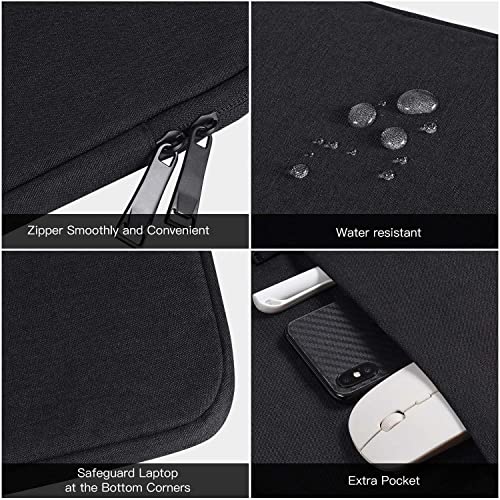 Laptop Case 16 Inch, 15.6-16 Inch Laptop Sleeve for Lenovo IdeaPad 3i Chromebook/Lenovo Yoga 7i/Thinkbook 16/Legion Pro 7i, Dell 16 Plus/Inspiron, ASUS HP Computer Sleeve Bag, Black - color: Black, size: 15.6 -16 Inch