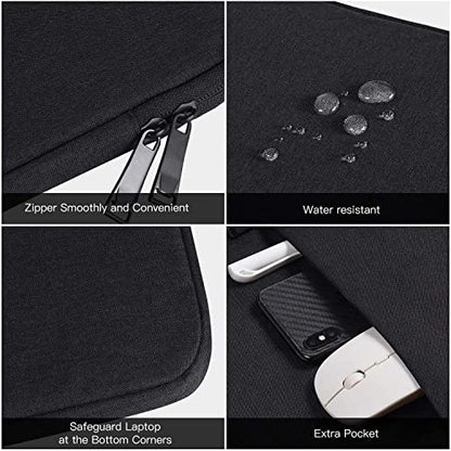 Laptop Case 16 Inch, 15.6-16 Inch Laptop Sleeve for Lenovo IdeaPad 3i Chromebook/Lenovo Yoga 7i/Thinkbook 16/Legion Pro 7i, Dell 16 Plus/Inspiron, ASUS HP Computer Sleeve Bag, Black - color: Black, size: 15.6 -16 Inch