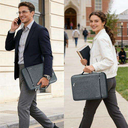 Ferkurn Laptop Case Sleeve for Men Women Chromebook Case Compatible with MacBook Air/Pro Lenovo Surface HP Dell ASUS Acer, 14 inch, Gray - color: Gray, size: 14 inch