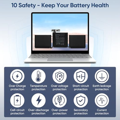 A2159 A1708 Battery Replacement for MacBook Pro 13 inch A1708 (Late 2016, Mid 2017) A2159(2019) A2289(2020) A2338(2020,2022) A1713 A2171 Battery - size: 11.3*2.95*0.2inch A1713