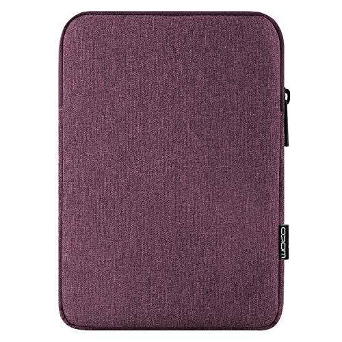 MoKo 7-8 Inch Tablet Sleeve Bag, Polyester Pouch Cover Case Slim Design | Fits iPad Mini (A17 Pro) 8.3" 2024, iPad Mini 6/5/4/3/2/1, Samsung Galaxy Tab S2 8.0, Tab A 8.0, ZenPad Z8s 7.9, Purple - color: Purple, size: 7-8 inch