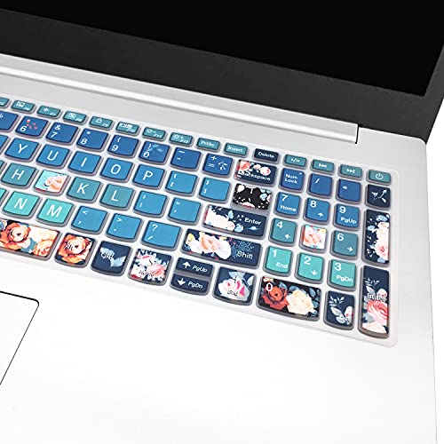 Keyboard Cover for Lenovo IdeaPad 320 330 330s 340s 520 720s 130 S145 L340 S340 15.6" 17.3"/ IdeaPad 3/Yoga C740 C940 15.6"/ ThinkBook 15/Lenovo-A12, Rose - color: Rose