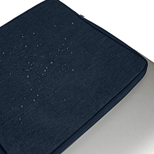 RAINYEAR 15 inch Laptop Sleeve Case Bag with Handle & Pocket, Navy Blue | Protective Padded Polyester Laptop Sleeve Case Briefcase for 15 Inch MacBook Air/Pro , 15 inch Surface Laptop 3/4 - color: Navy Blue, size: 15"-15.4"