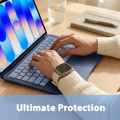 Palm Rest Cover for 2026 MacBook Neo Vinyl Skin with Trackpad Protector | Protect Laptop, Laptop Decal,Residue-Free Sticker,Removable(Blue) - color: Blue