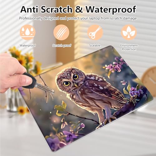 Laptop Skin Sticker Decal 15.6 Inch,12 13 13.3 14 15 15.6 in Laptop Netbook Skins for Notebook,Art Decal Removable Waterproof Scratch Resistant,Universal Vinyl Cover,Cute Owl Baby - color: Cute Owl Baby