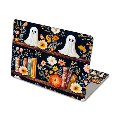 Aesthetic Laptop Skin Sticker, Apparitions on Floral Shelves Waterproof Vinyl Laptop Decal, Removable Bubble Free, Reusable Protective Cover for 13 14 15 15.6 Inch - color: Apparitions on Floral Shelves