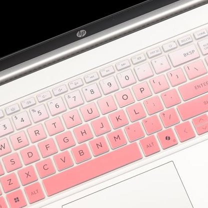 Keyboard Cover for HP OmniBook 5 AI 16" 16-ag 16-af 16-ba 16-bc Series 16z-ag100 16z-bc100 16-af1037nr 16-bc1047nr 16 inch Laptop Keyboard Skin (NOT FIT OmniBook 5 16-cf 16-bf 16-fb, OmniBook 3/7/X) - color: Ombrepink