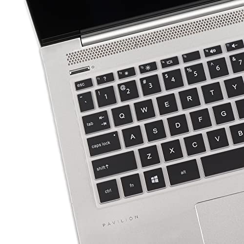 Keyboard Cover for HP Laptop 14/HP Pavilion 14-dq 14-cf/fq, HP 14 Ultrabook, HP 14-dq0052dx 14-dq0703dx 14-dq2089wm 14-dq0760dx 14-dq0032dx 14-dq0004dx 14-dq0762dx 14-dq0761dx 14-dq0054dx 14-dq1043dx - color: Black
