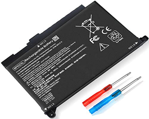 BP02XL 849909-850 Battery for HP Pavilion 15AU 15-AW 15-au123cl 15-au023cl 15-au091nr 15-au063cl 15-au030wm 15-au018wm 15-au010wm 15t-au100 15t-au000 15z-aw000 849909-855 849569-421 - size: 5.43 x 4 x 0.6 inches BP02XL BATTERY