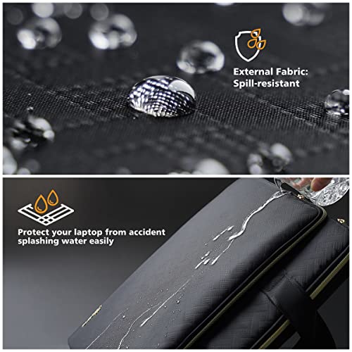 KIZUNA Laptop Sleeve Case 17 Inch Computer Carrying Handbag for LG gram 17/17.3" MSI 17/Dell G7/17 IdeaPad 3i Gen7/17.3" HP ProBook 470/17.3" Legion 5 / 5i,Black - color: Black, size: 17 Inch
