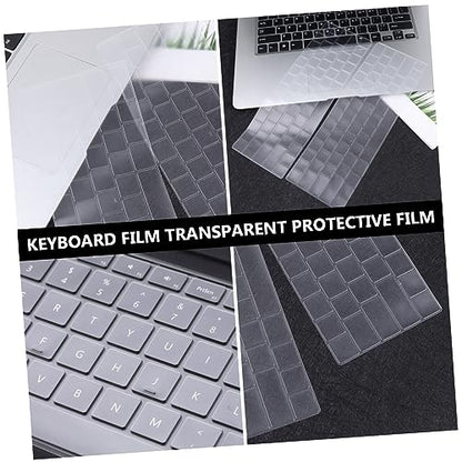 Uonlytech 5pcs Transparent Keyboard Film Compatible with Durable Laptop Keyboard Cover for Water Splash and Dirt Protection Easy to Clean Thin and Breathable Design