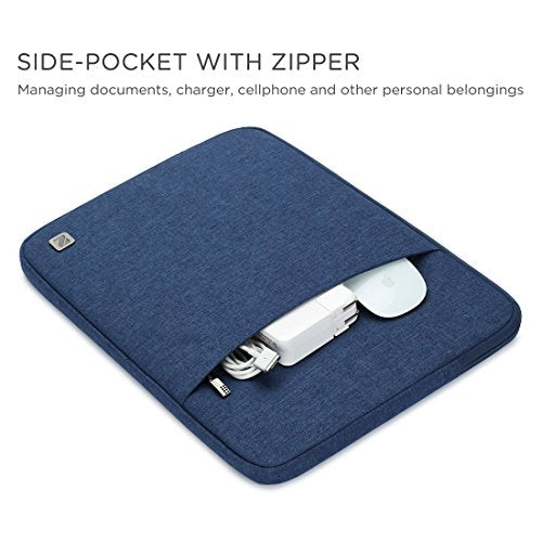 NIDOO 13.3 Inch Laptop Sleeve Case Water Resistant Protective Cover Notebook Bag Compatible with Surface Book 3 / ThinkPad P14s E14 T14 / ThinkPad X1 Carbon Yoga /14" Pavilion 14 / ASUS ROG G14,Blue - color: Blue, size: 13-13.3 Inch / MacBook Air