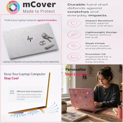 mCover Case Only Compatible for 2025～2026 16" HP EliteBook 8 G1a (AMD) | G1i (Intel) 16 inch Windows Notebook AI PC (Not for Other HP Models)- Black - color: Black
