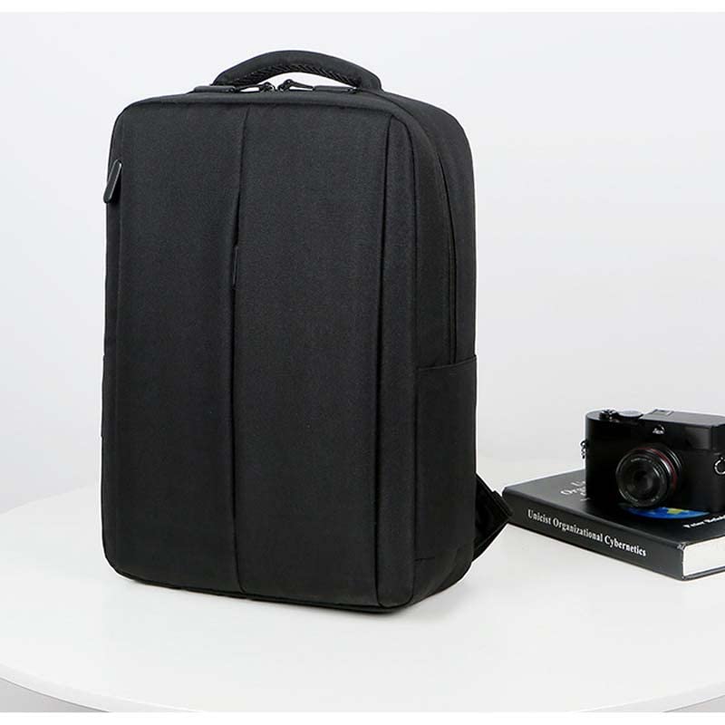 Travel Laptop Backpack Business Laptop Backpack with USB Charging Port (Black) - color: Black Out